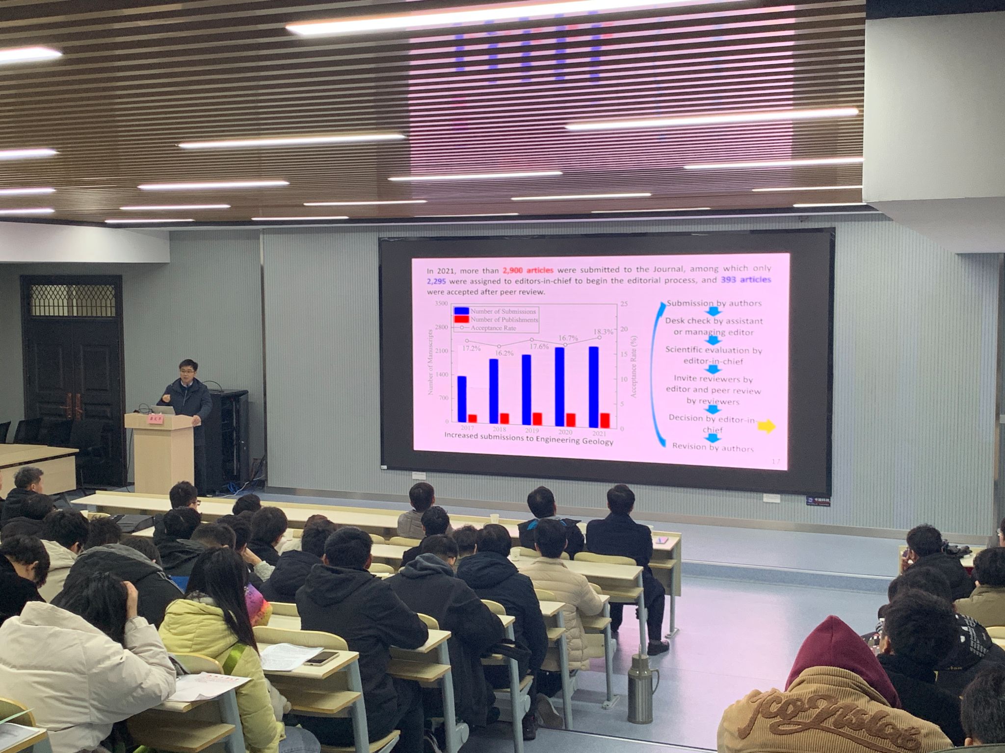 必威组织开展岩土工程类学术报告会